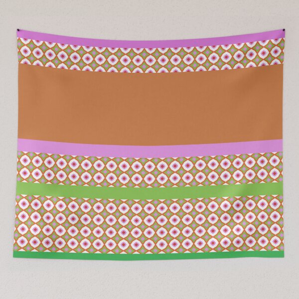 Item preview, Stripes Geometric Cube Pattern Composition Color 04  designed and sold by Stefanie Boike.