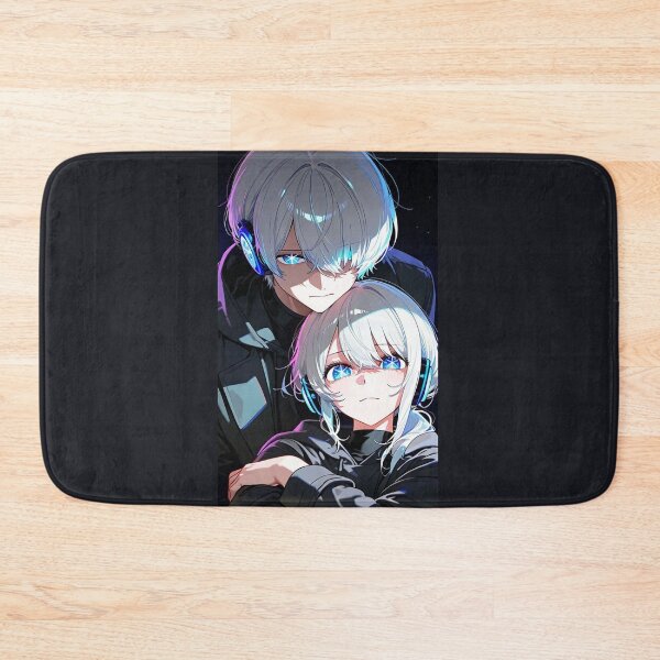 Item preview, Blue Glow: Star Eyes My Idol's Child Anime Art – Glowing Eyes & Headphones Edition designed and sold by Aniwhisper240.