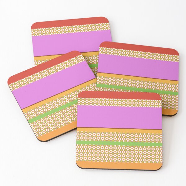 Item preview, Composición de patrón geométrico de cubos con rayas Color 04 designed and sold by Stefanie Boike.