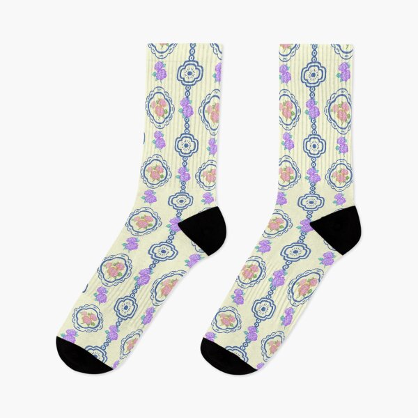 Item preview, Vintage Floral Medallion Seamless Pattern in Soft Pastel designed and sold by thanratdesign.