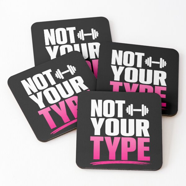 Item preview, Not Your Type Gym Shirt Bold Workout Quote Tee designed and sold by StoryInCode.