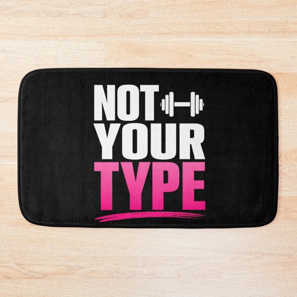Item preview, Camiseta de gimnasio "No es tu tipo" con una frase llamativa sobre el entrenamiento. designed and sold by StoryInCode.