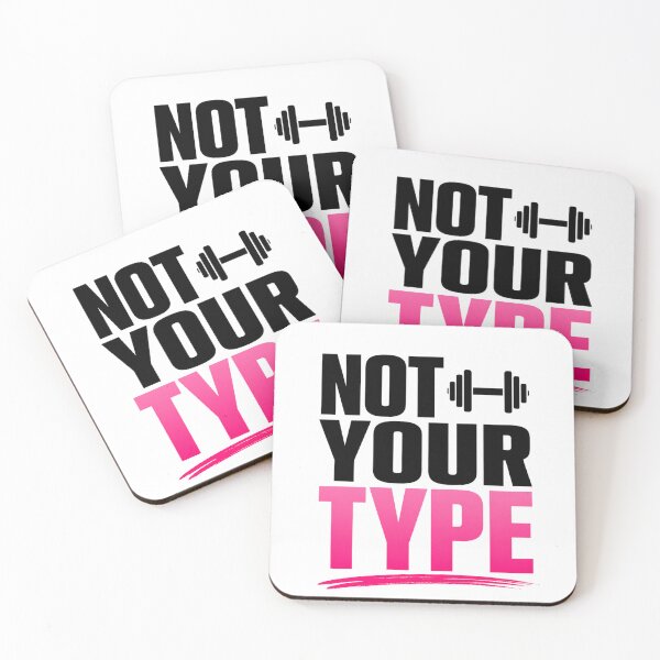 Item preview, Not Your Type Gym Shirt Bold Workout Quote Tee designed and sold by StoryInCode.