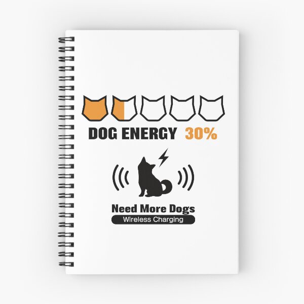 Item preview, Dog Energy 30% - Funny Dog Battery Charge Design_WH designed and sold by AckeeWolf.
