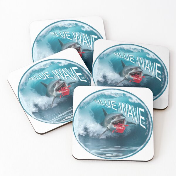 Item preview, Blue Wave Shark  designed and sold by cringe0015.