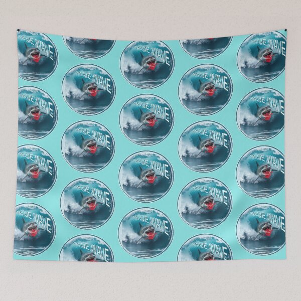 Item preview, Blue Wave Shark  designed and sold by cringe0015.