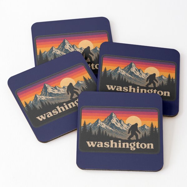 Item preview, Washington Bigfoot sunset designed and sold by Swanny's Custom T-shirt and Gift Designs.