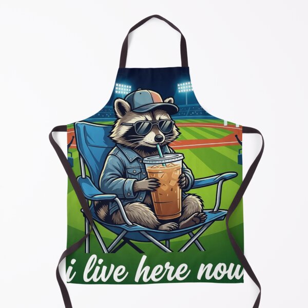 Item preview, Stadium Raccoon Fan I Live Here Now Design designed and sold by teedesign2015.