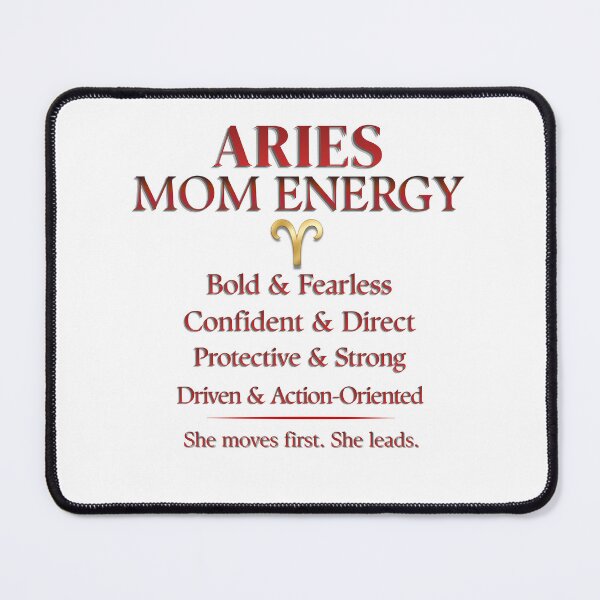 Item preview, Aries Mom Energy Statement designed and sold by ZenWealthDesign.