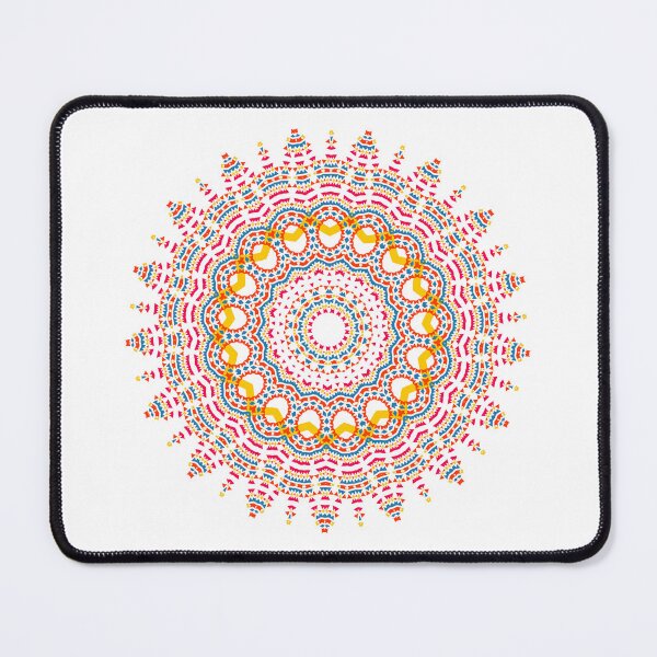 Item preview, Mandala Artwork 01 Yellow, Red, Blue Color 01 designed and sold by Stefanie Boike.