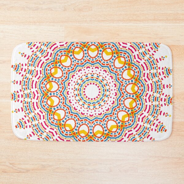 Item preview, Mandala Artwork 01 Yellow, Red, Blue Color 01 designed and sold by Stefanie Boike.