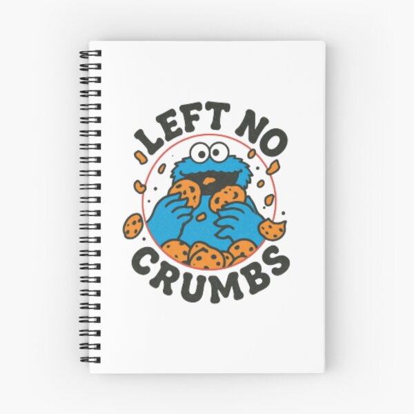 Item preview, Blue Cookie Monster — Funny Cartoon Monster Jumping on Chocolate Chip Cookies designed and sold by Colorful-Garden.