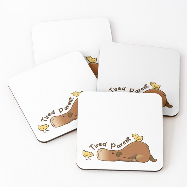Item preview, A capybara father taking a nap designed and sold by Konopikyu.