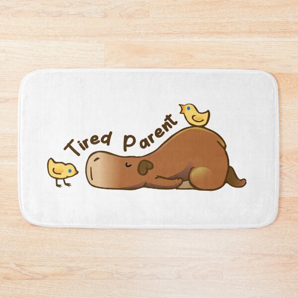 Item preview, A capybara father taking a nap designed and sold by Konopikyu.