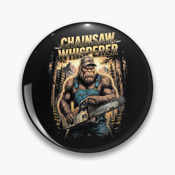 Item preview, Bigfoot Chainsaw Whisperer Lumberjack Funny Sasquatch Logger designed and sold by GrandeDuc.