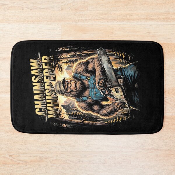 Item preview, Bigfoot Chainsaw Whisperer Lumberjack Funny Sasquatch Logger designed and sold by GrandeDuc.