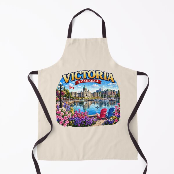 Item preview, Victoria, Canada - Harbor, Flowers and Parliament Buildings designed and sold by Myra365Art.