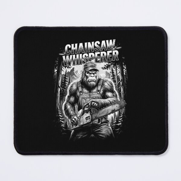 Item preview, Bigfoot Chainsaw Whisperer Lumberjack Funny Sasquatch Logger designed and sold by GrandeDuc.