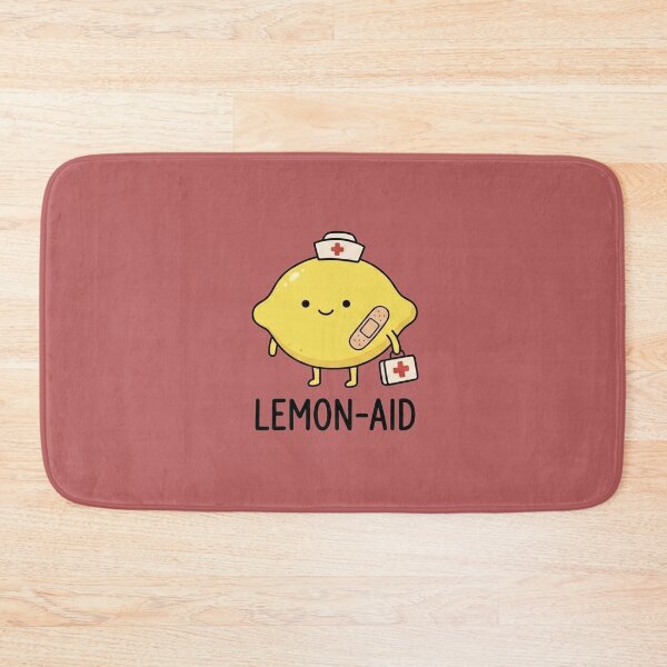 Item preview, Lemon-Aid Funny First Aid Nurse Lemon Pun designed and sold by TinyJoy Studio.