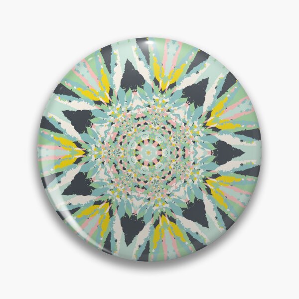 Item preview, Mandala Artwork 03 Green, Blue, Yellow, Black Color 01 designed and sold by Stefanie Boike.