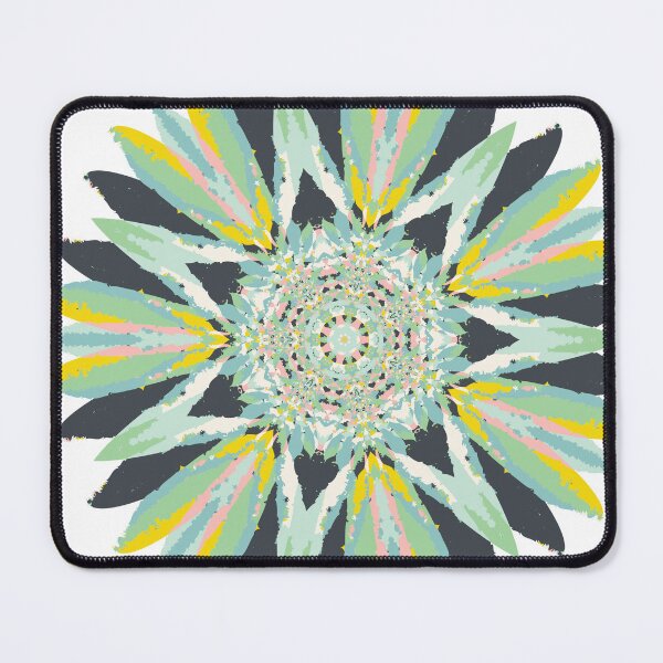 Item preview, Mandala Artwork 03 Green, Blue, Yellow, Black Color 01 designed and sold by Stefanie Boike.