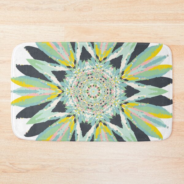 Item preview, Mandala Artwork 03 Green, Blue, Yellow, Black Color 01 designed and sold by Stefanie Boike.