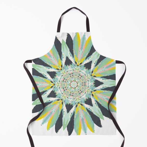 Item preview, Mandala Artwork 03 Green, Blue, Yellow, Black Color 01 designed and sold by Stefanie Boike.