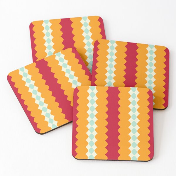 Item preview, Retro Minimal Stripes Circles Diamonds Composition Color 01 designed and sold by Stefanie Boike.