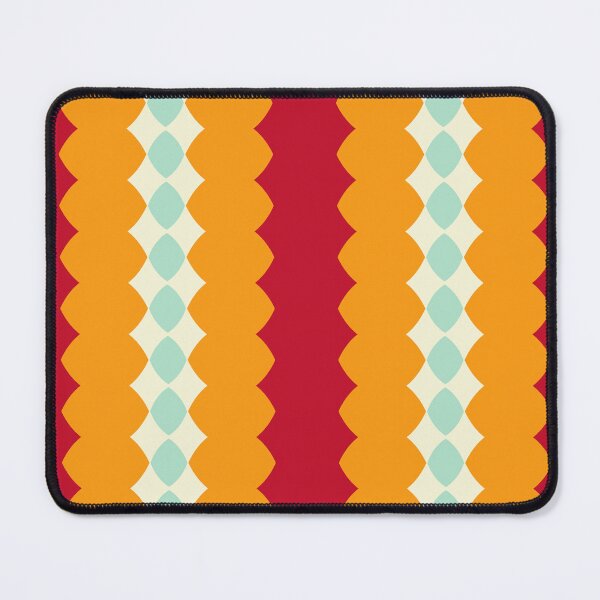 Item preview, Retro Minimal Stripes Circles Diamonds Composition Color 01 designed and sold by Stefanie Boike.