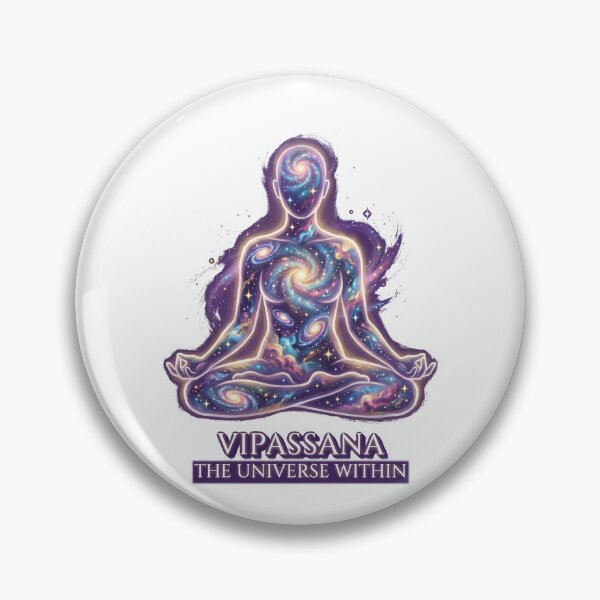 Item preview,  Vipassana The Universe Within – Cosmic Mindfulness & Spiritual Meditation Design designed and sold by ArtsyExplorer.