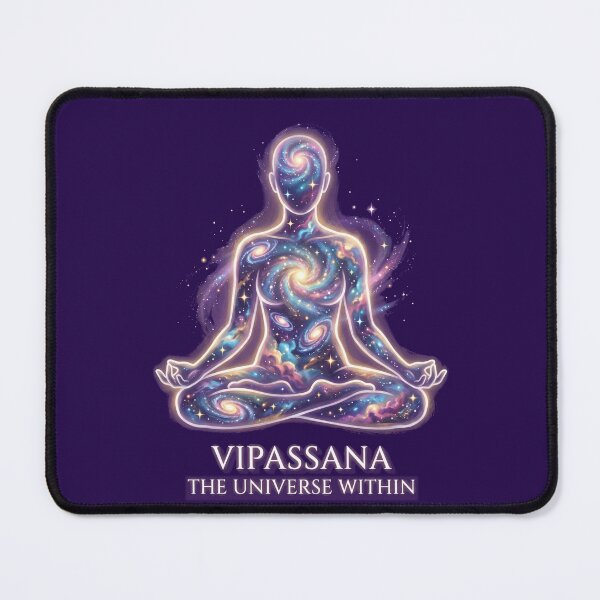 Item preview, Vipassana The Universe Within – Cosmic Mindfulness & Spiritual Meditation Design designed and sold by ArtsyExplorer.