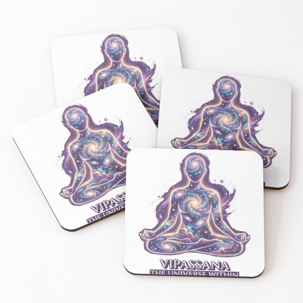 Item preview,  Vipassana The Universe Within – Cosmic Mindfulness & Spiritual Meditation Design designed and sold by ArtsyExplorer.