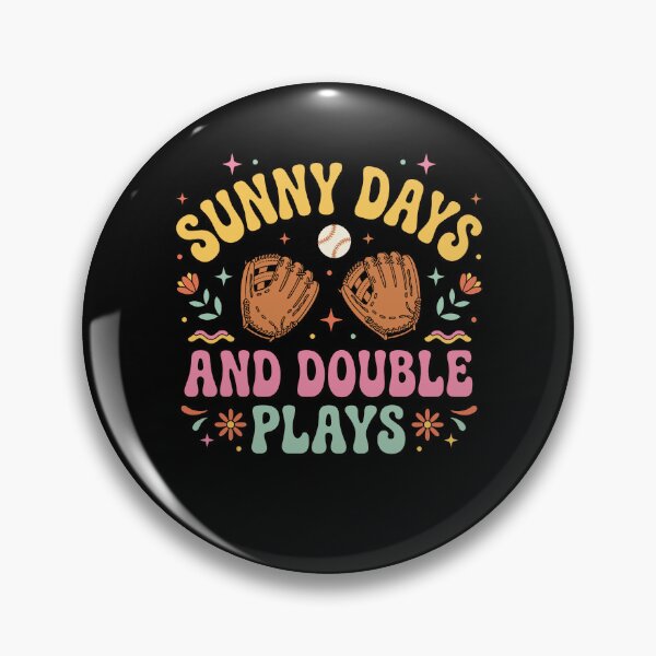Item preview, Sunny Days Double Plays Retro Baseball Kids designed and sold by KroghDs.