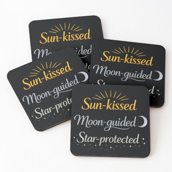 Item preview, Sun Kissed Moon Guided Star Protected Celestial Quote  designed and sold by SidTastic .