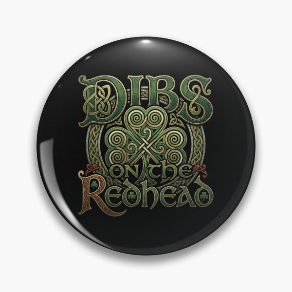 Item preview, Celtic Knot Dibs On The Redhead Shamrock Design designed and sold by teedesign2015.