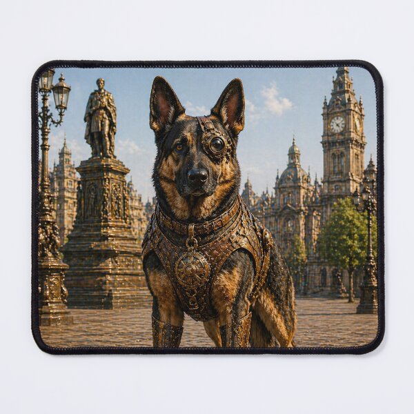 Item preview, Steampunk German Shepherd Shirt - Mechanical German Shepherd Art - Guard Dog designed and sold by Altered Art By Steve.