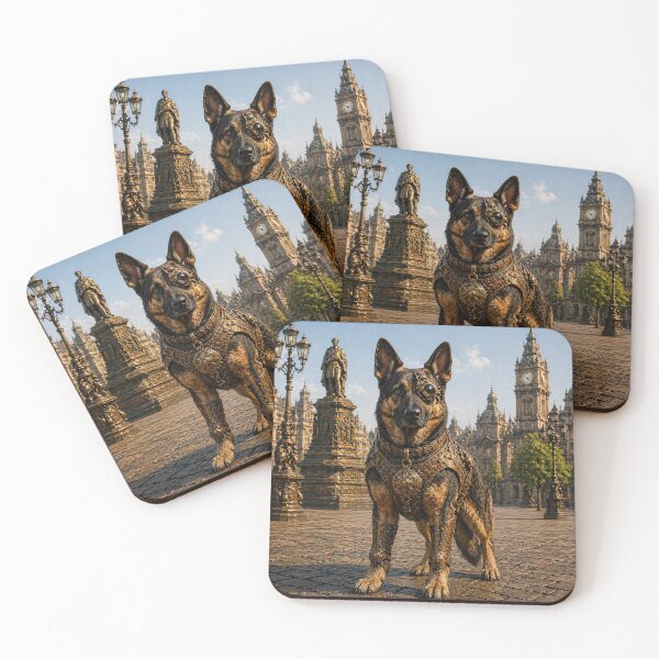 Item preview, Steampunk German Shepherd Shirt - Mechanical German Shepherd Art - Guard Dog designed and sold by Altered Art By Steve.