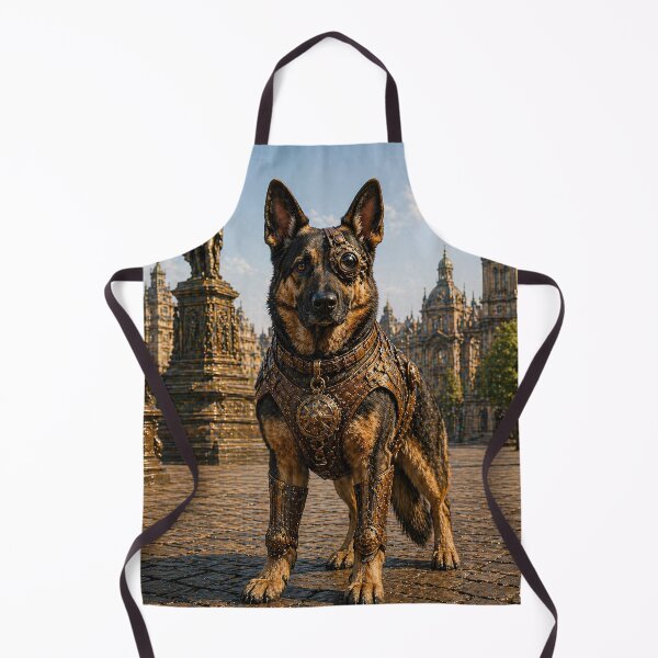 Item preview, Steampunk German Shepherd Shirt - Mechanical German Shepherd Art - Guard Dog designed and sold by Altered Art By Steve.