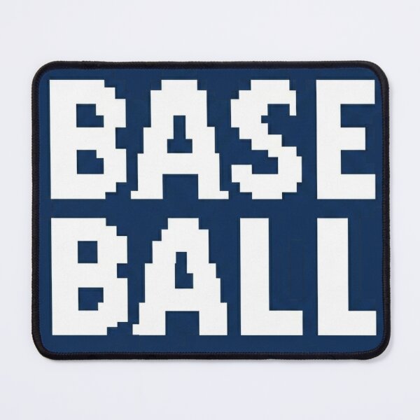 Item preview, Retro Pixel Baseball Navy and White NY Style designed and sold by RDproject.