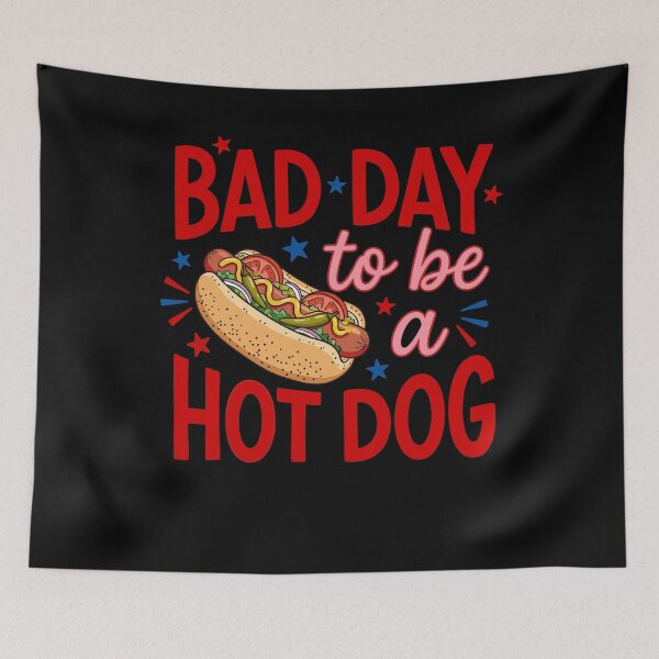 Item preview, Funny 4th of July Hot Dog BBQ Patriotic Kids designed and sold by KroghDs.