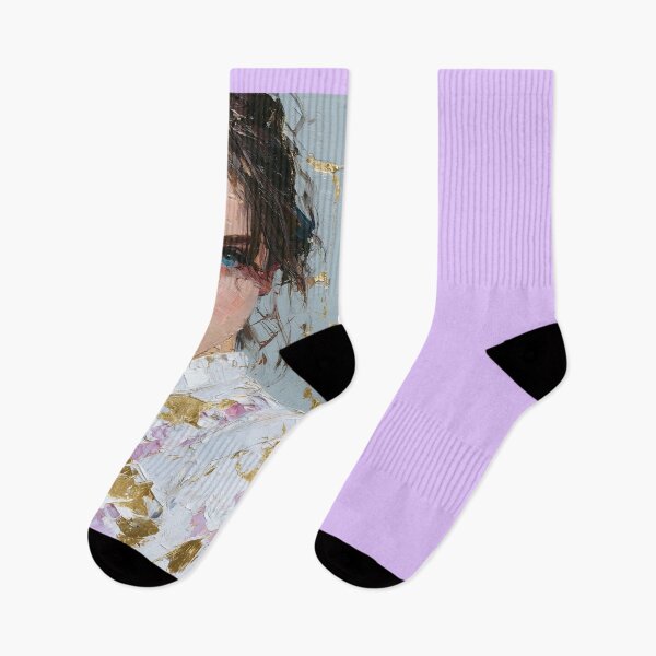 Item preview, Radiant Woman with Daisies and Gold Accents designed and sold by colorful-white.