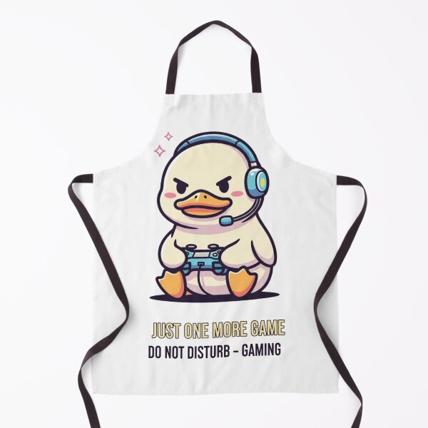 Item preview, Just One More Game Cute Gamer Duck | Funny Do Not Disturb Gaming Kawaii Sticker designed and sold by MMK1SHOP.