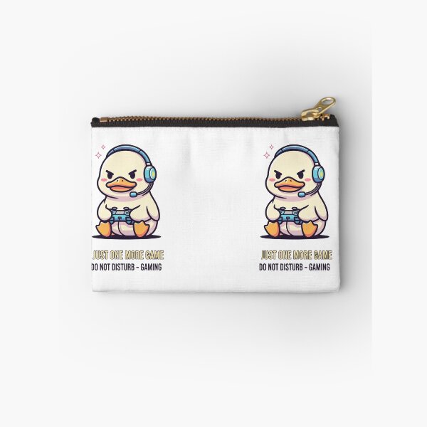 Item preview, Just One More Game Cute Gamer Duck | Funny Do Not Disturb Gaming Kawaii Sticker designed and sold by MMK1SHOP.