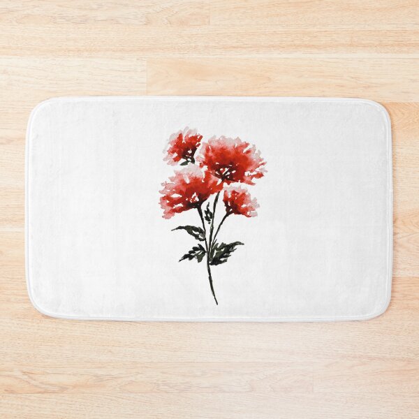 Item preview, Watercolor Red Poppy Flowers - Hand-Painted Floral Art Print for Home and Garden Decor designed and sold by Little Bloom Studio.