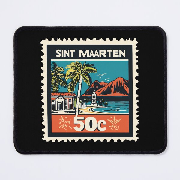 Item preview, Sint Maarten Vintage Postage Stamp - Philipsburg designed and sold by tiigerdad.