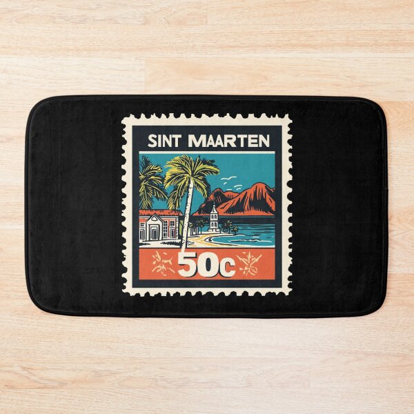 Item preview, Sint Maarten Vintage Postage Stamp - Philipsburg designed and sold by tiigerdad.