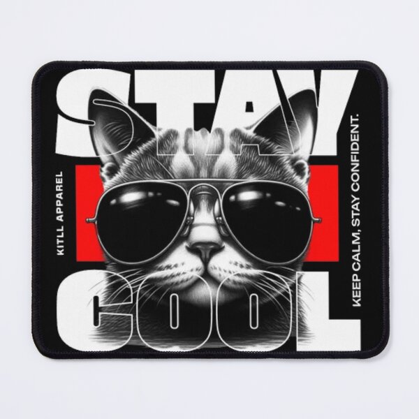 Item preview, Stay Cool Cat – Edgy Aviator Sunglasses Feline Art designed and sold by GenZFashion000.