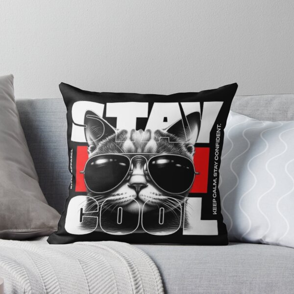 Item preview, Stay Cool Cat – Edgy Aviator Sunglasses Feline Art designed and sold by GenZFashion000.