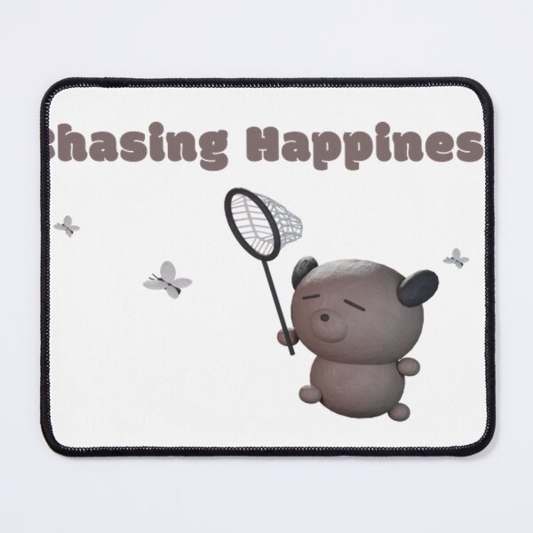 Item preview, Chasing Happiness Cute Brown Puppy Butterfly Aesth designed and sold by MoodPuppyLab.