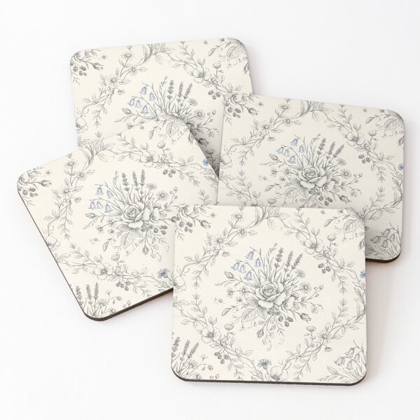 Item preview, Vintage Botanical Floral Garden Pattern designed and sold by SplashTastic.